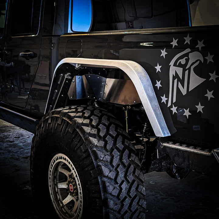 JT Aluminum High Line Fender Flares (Rear)