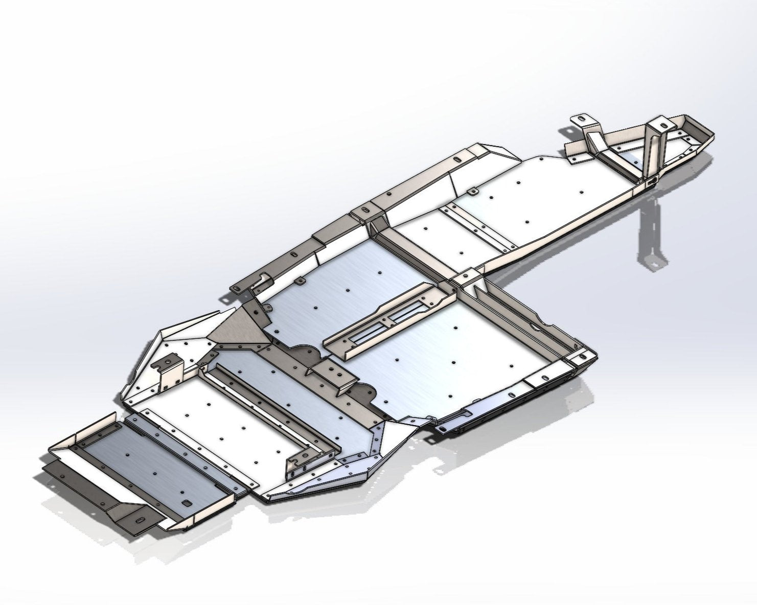 Bronco Aluminum Belly Skids (7000-Series)