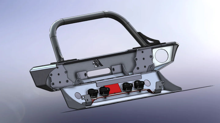 JL/JT Front Bumper - Aluminum Adventure Series