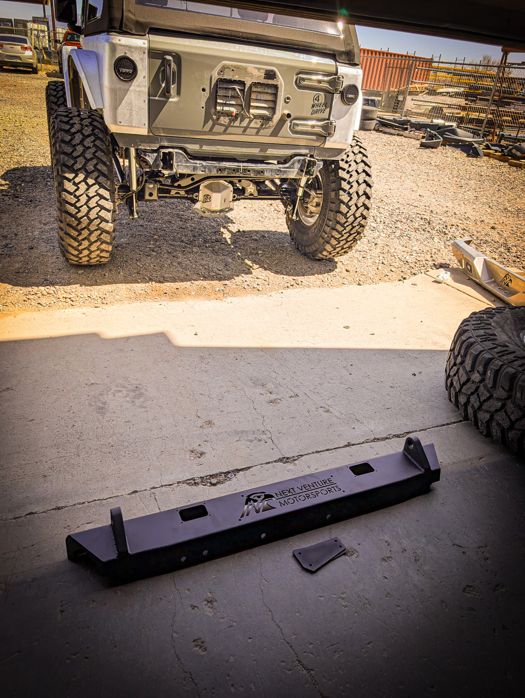JL Rear Frame Chop Bumper | Ultimate Departure Angle Rear Bumper (2018 ...