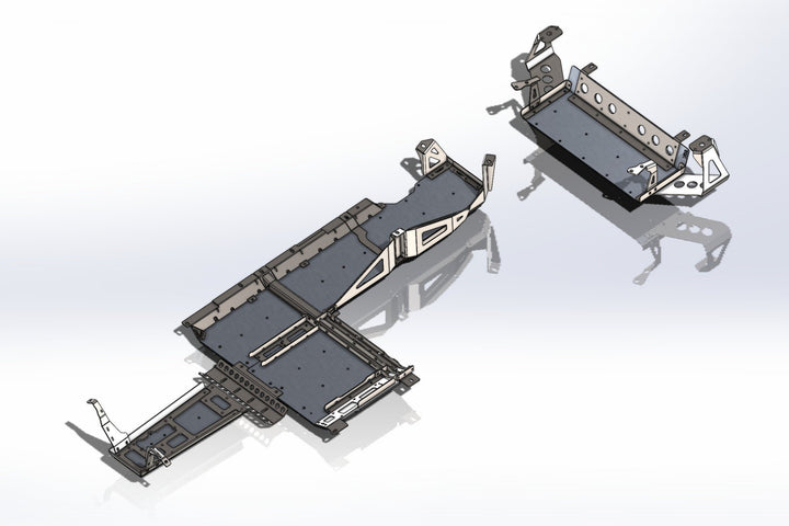 JL 7000-Series Aluminum Belly Skids (392 Hemi)