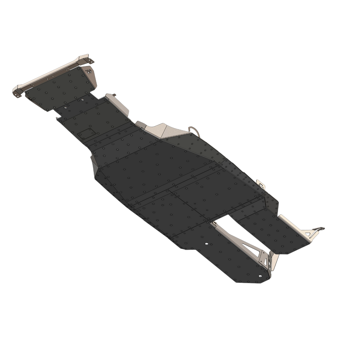 LC250 Aluminum Belly Skids (7000 Series)