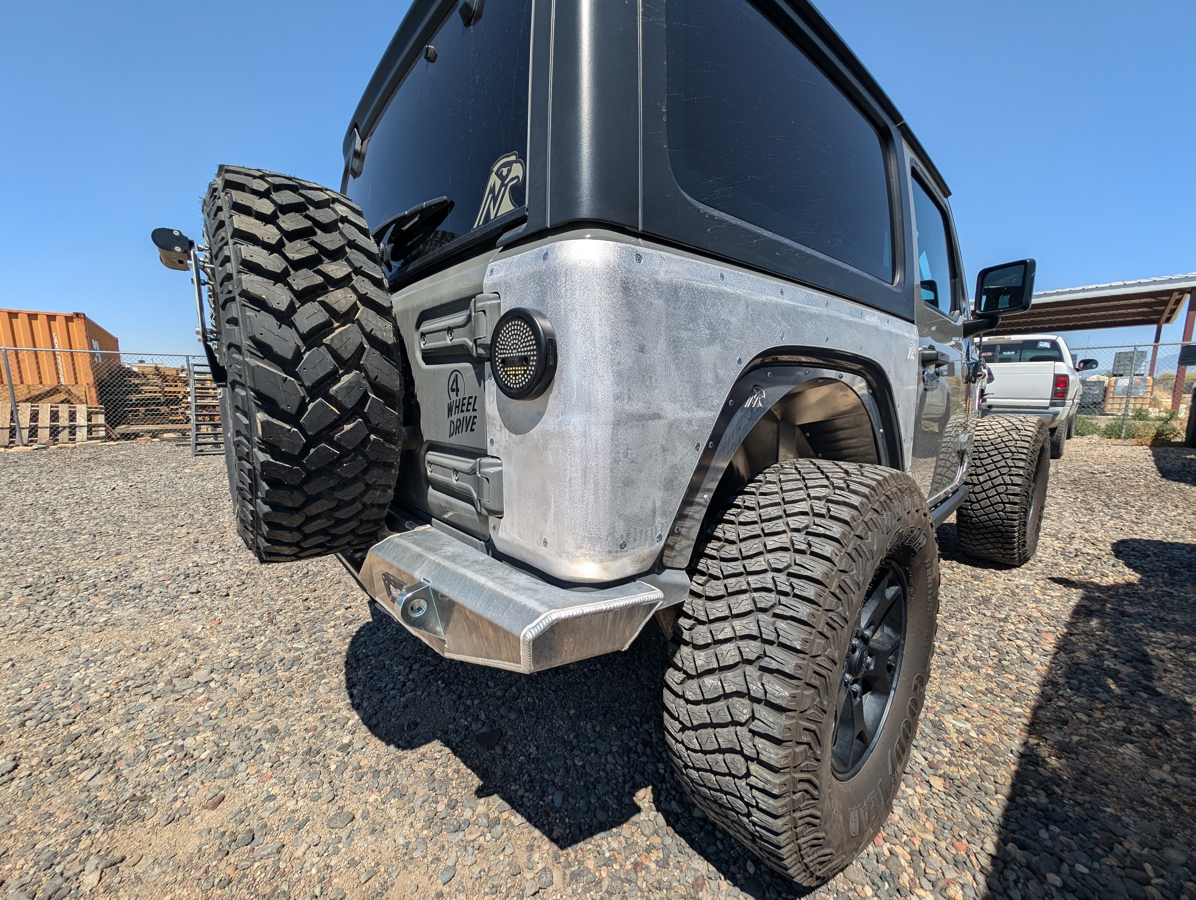 JL 2 Door Rear Corner Armor (Blank/Full) – Next Venture