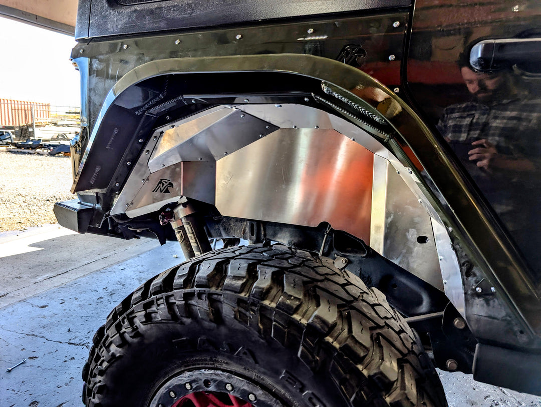 JL Aluminum Rear Inner Fender Liners (40"+)