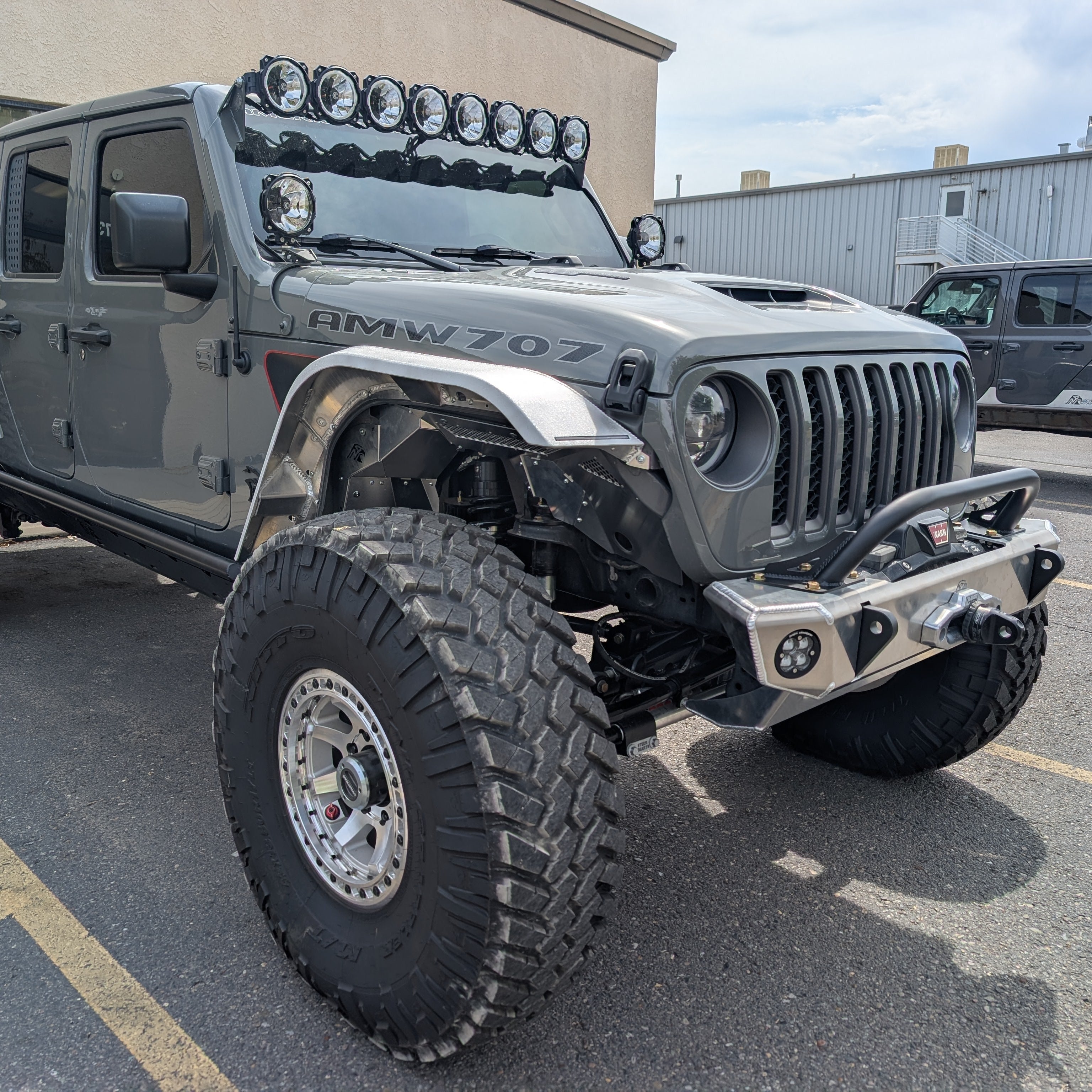 JL/JT Aluminum Front Inner Fender Liners (Rock Krawler Coilover