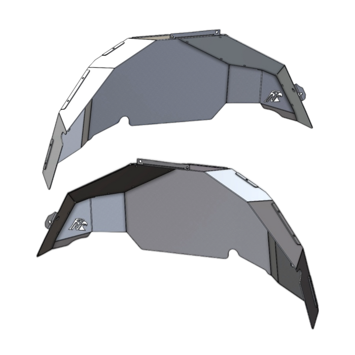 JL Aluminum Rear Inner Fender Liners (Standard)