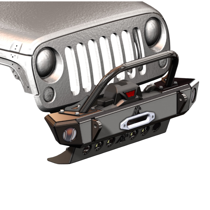JK Front Bumper - Adventure Series (Steel)