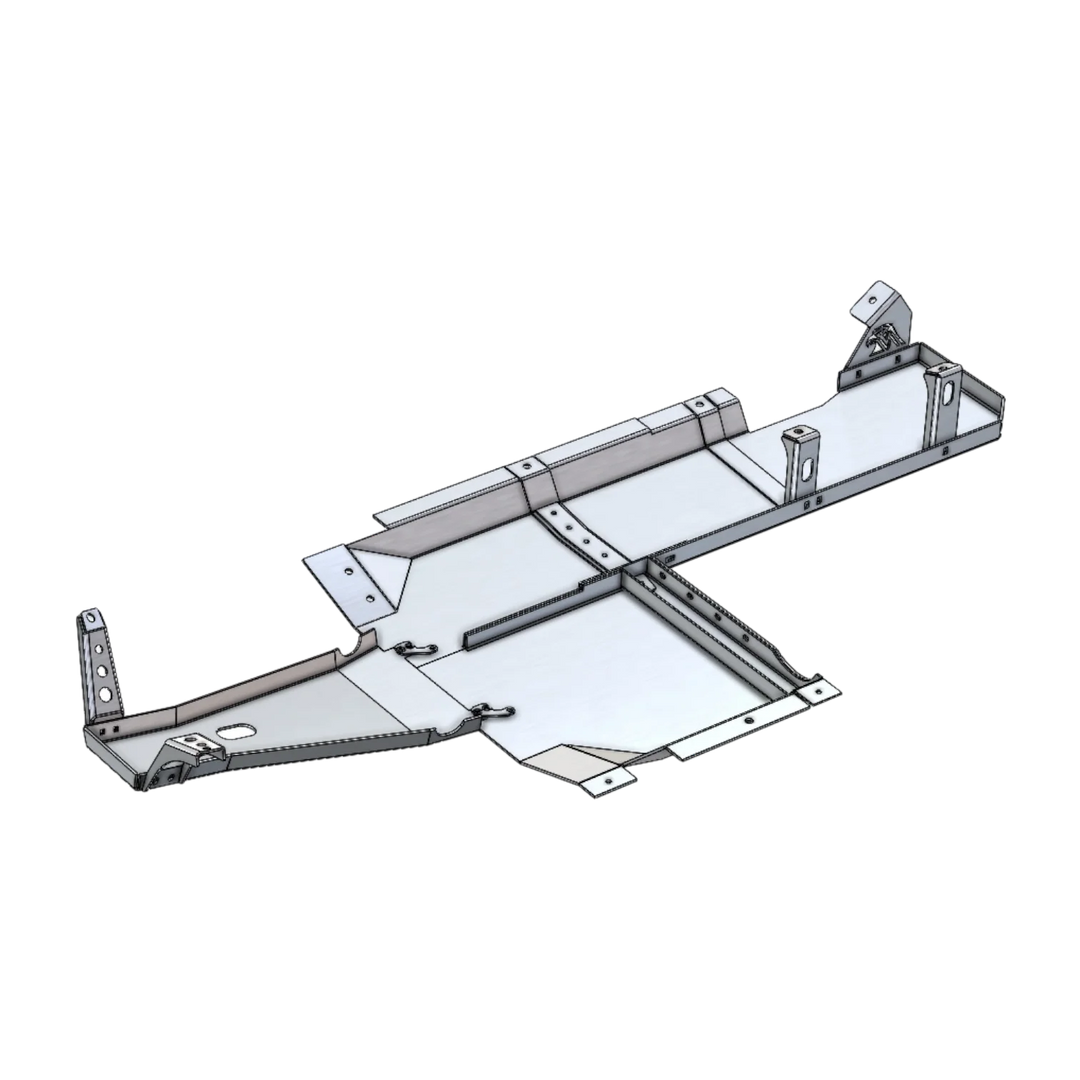 JKU Aluminum Belly Skids