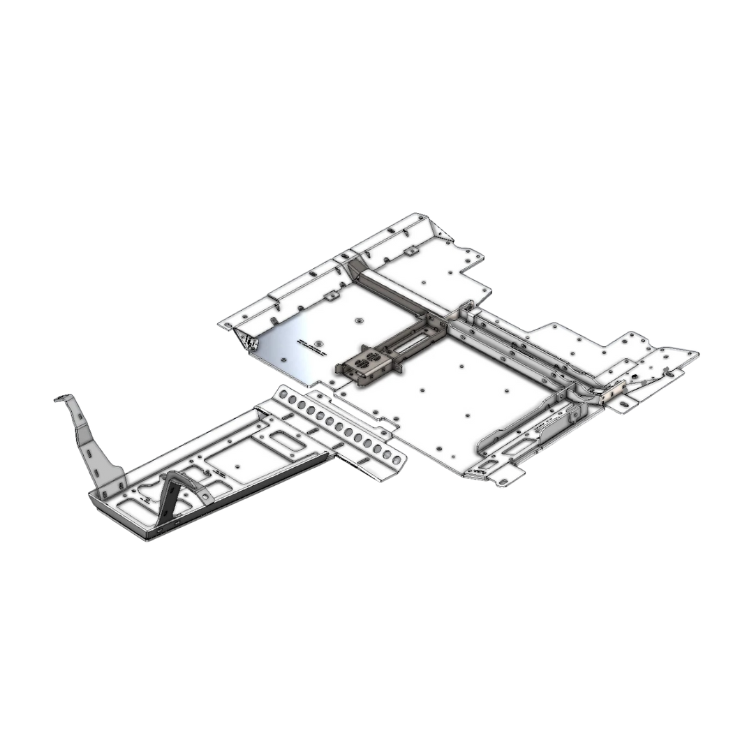 JL 7000-Series Aluminum Belly Skids Rockzilla