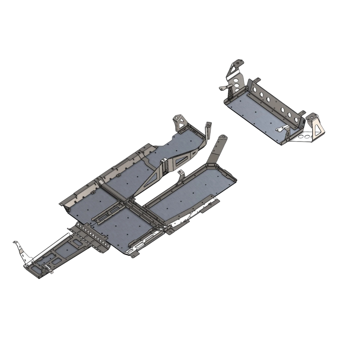 JL 7000-Series Aluminum Belly Skids (392 Hemi)
