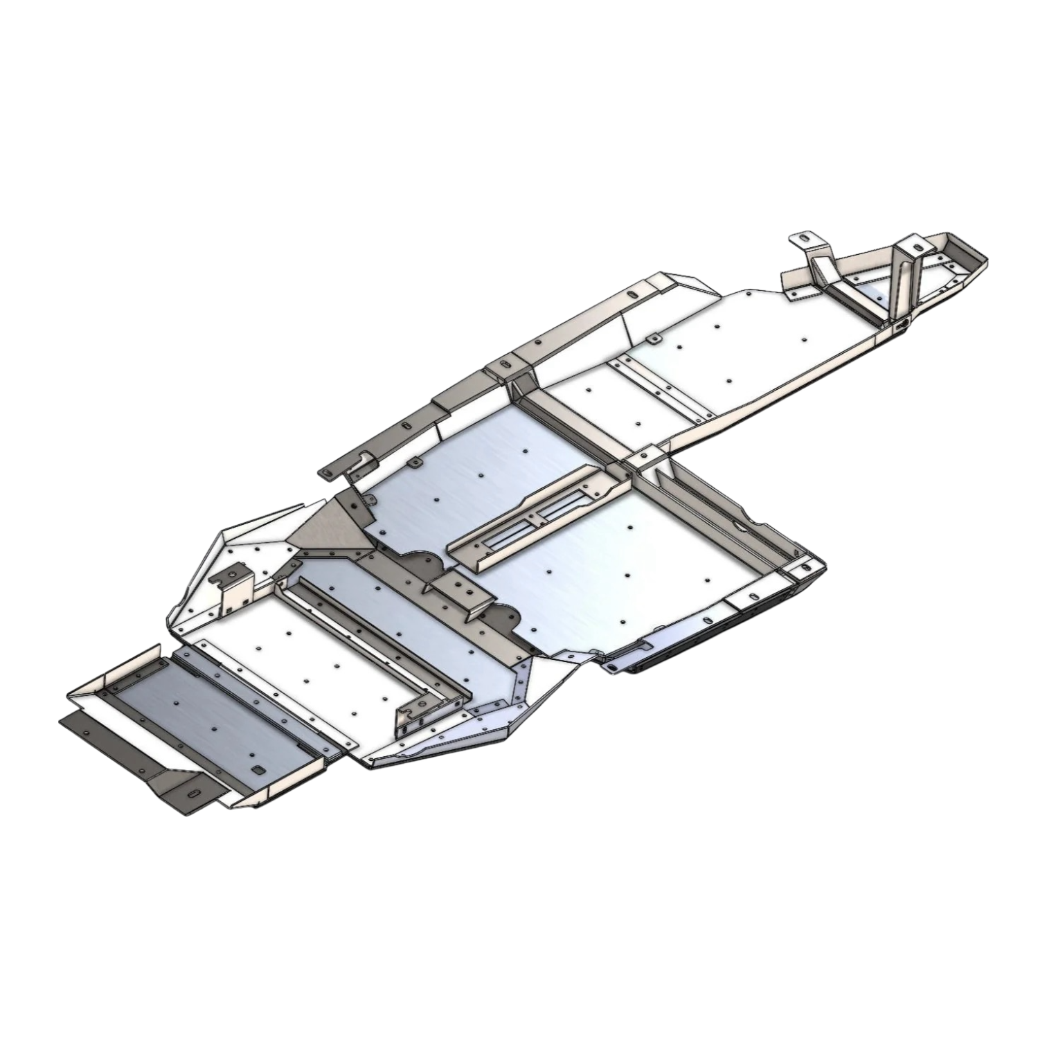 Bronco Aluminum Belly Skids (7000-Series)