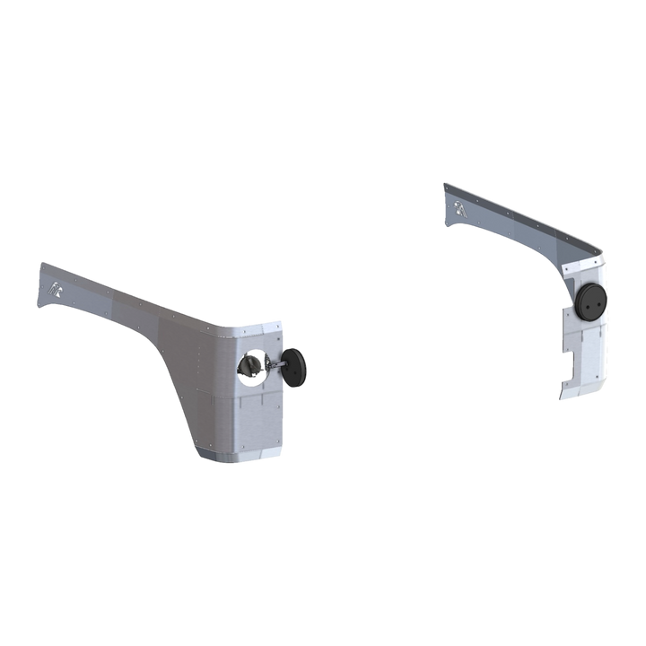 JLU Rear Corner Armor (Stealth Fuel Door)