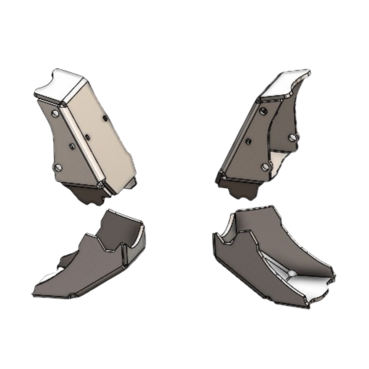 Inner C Gusset Kit (JL/JT - M210 Dana 44)