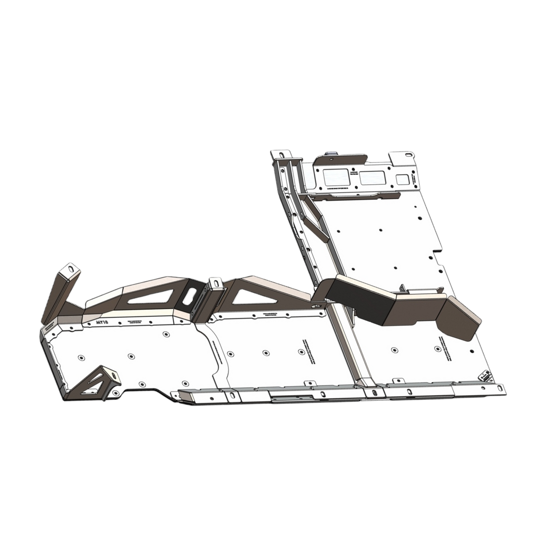 JLU 7000 Series T-Case/Fuel Tank MOD Skid Kit (AMW Swap)