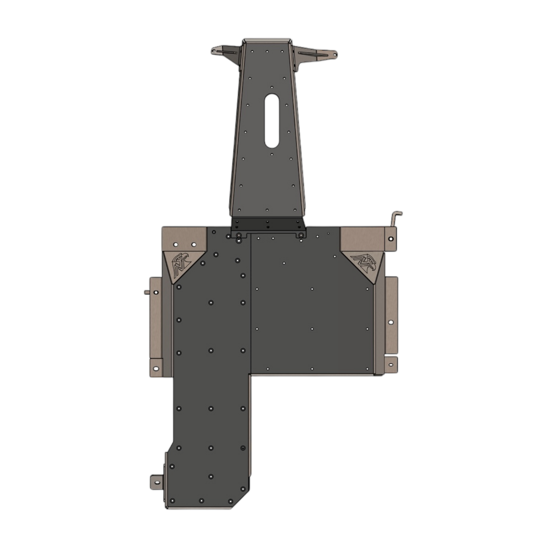 JK 2 Door Aluminum Belly Skids