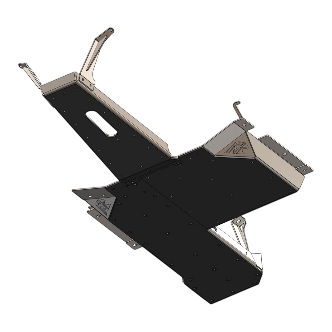 JK 2 Door Aluminum Belly Skids