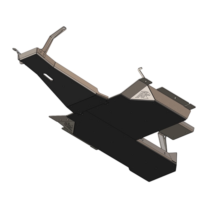 JK 2 Door Aluminum Belly Skids