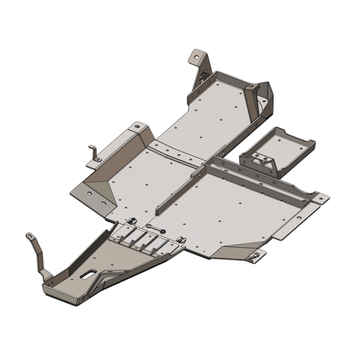 JK 2 Door Aluminum Belly Skids