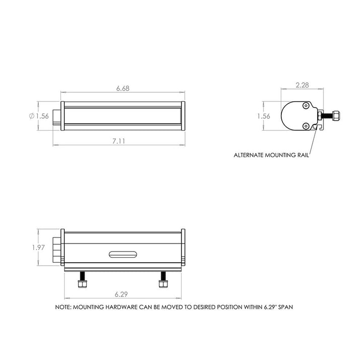 BAJA DESIGNS - RTL-M MINI LED REAR LIGHT BAR - UNIVERSAL