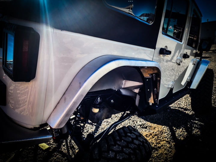 JK Aluminum High Line Fender Flares (Rear)