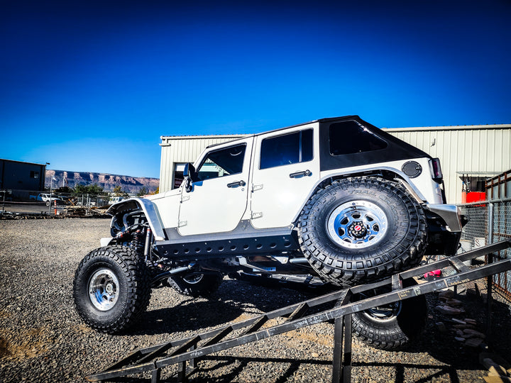 JK Aluminum High Line Fender Flares (Rear)