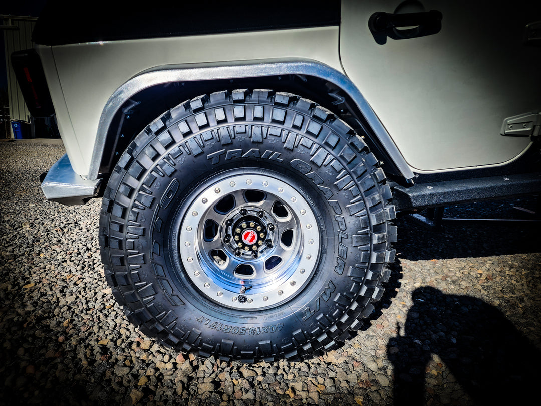 JK Aluminum High Line Fender Flares (Rear)