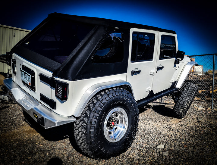 JK Aluminum High Line Fender Flares (Rear)