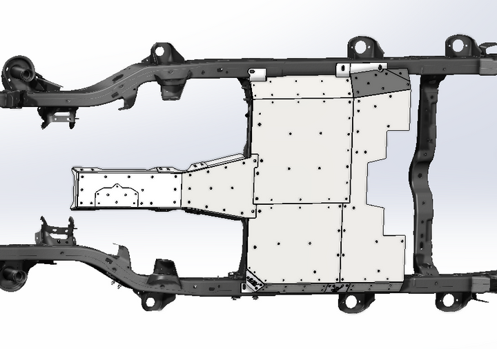 JL 7000-Series Aluminum Belly Skids Rockzilla