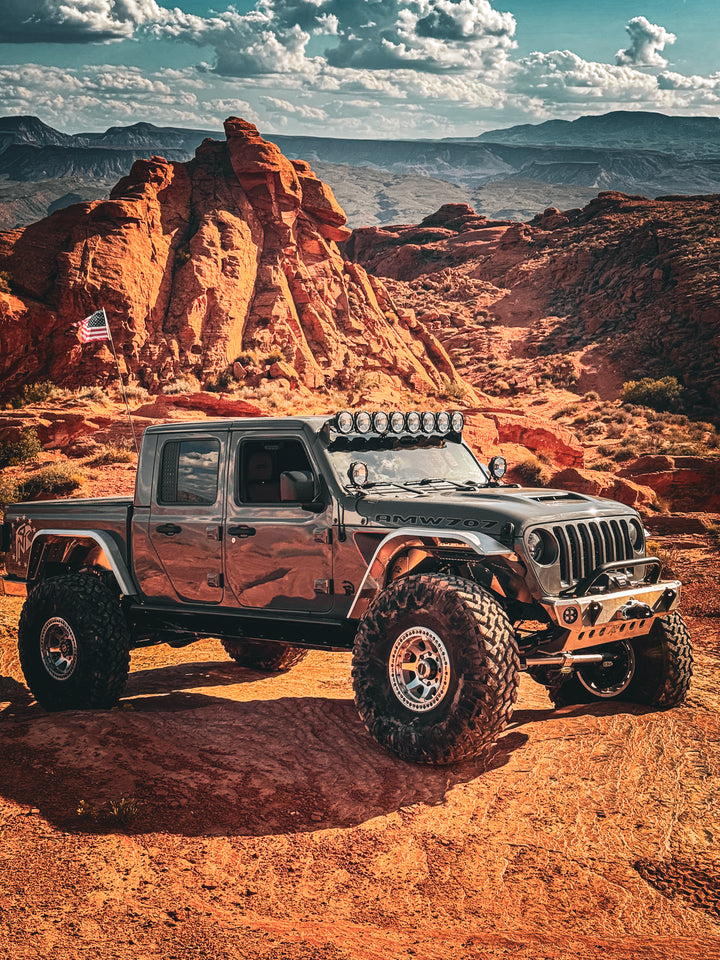 JL/JT Aluminum High Line Fender Flares (Front)