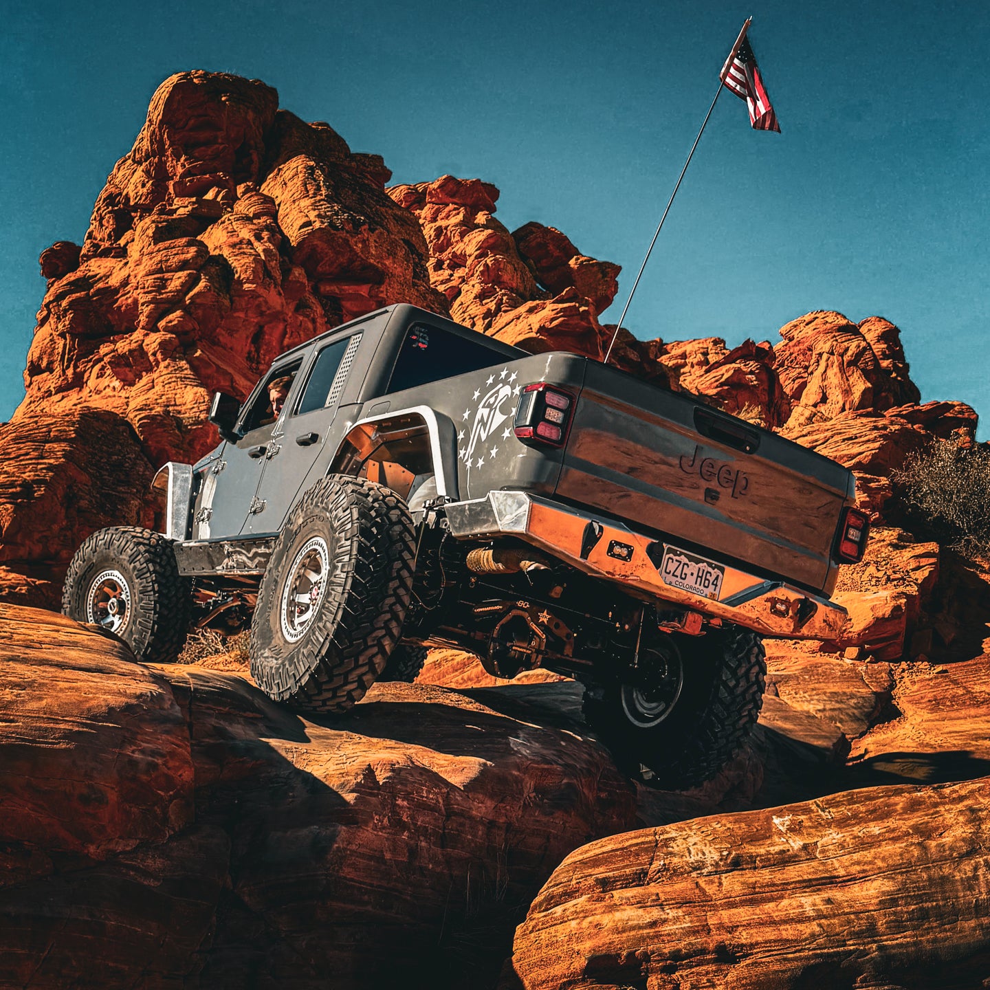 JT Aluminum Rear Bumper - Featherweight Series