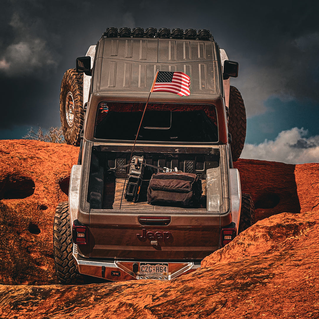 JT Aluminum Rear Bumper - Featherweight Series
