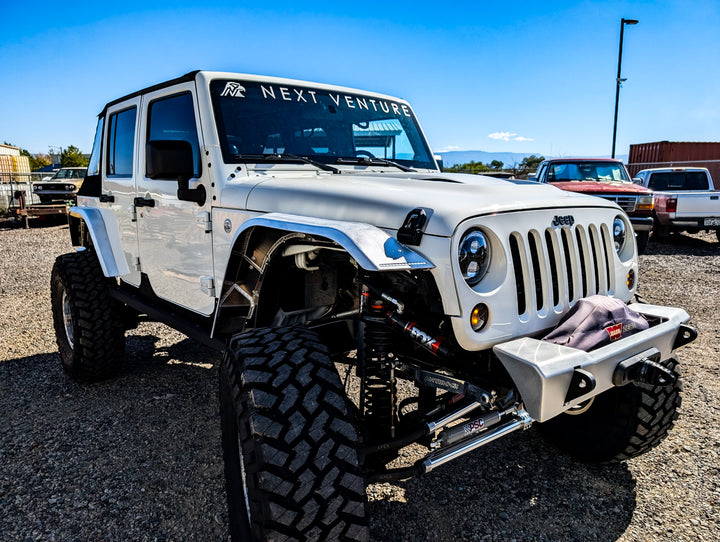 JK Aluminum High Line Fender Flares (Front)