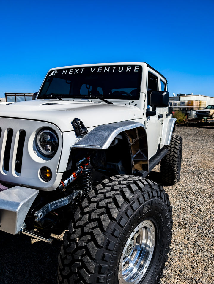 JK Aluminum High Line Fender Flares (Front)