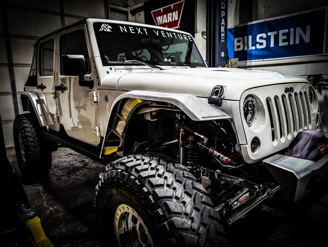 JK Aluminum High Line Fender Flares (Front)