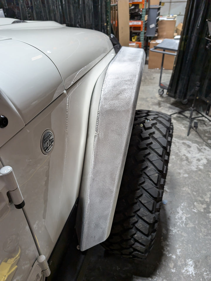 JK Aluminum High Line Fender Flares (Front)