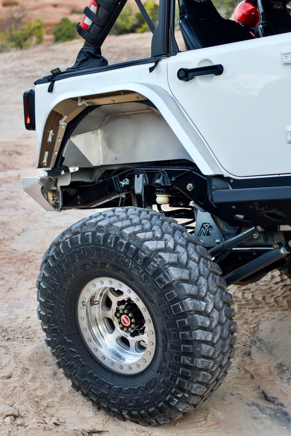 JK Aluminum High Line Fender Flares (Rear)