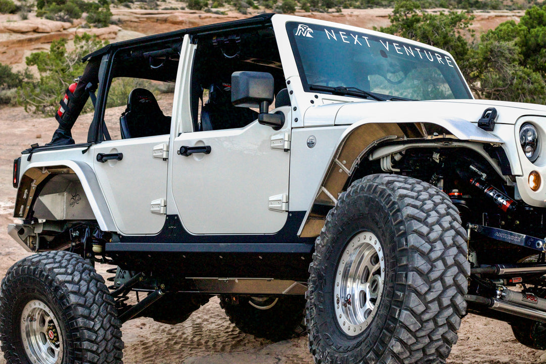 JK Aluminum High Line Fender Flares (Front)