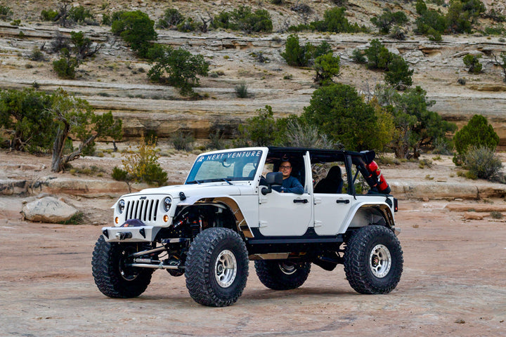 JK Aluminum High Line Fender Flares (Front)