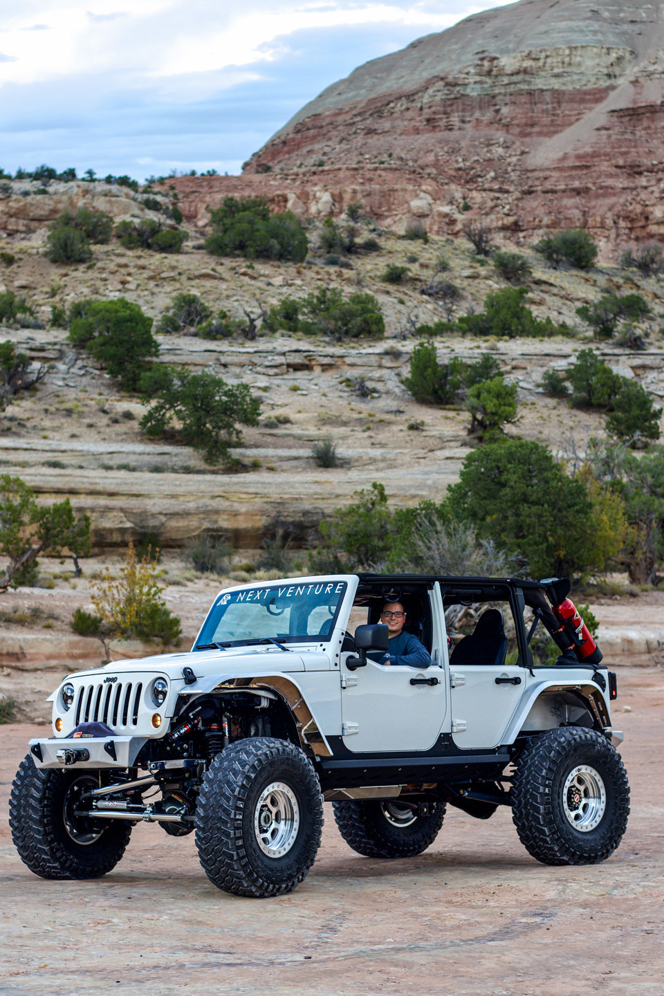 JK Aluminum High Line Fender Flares (Front)