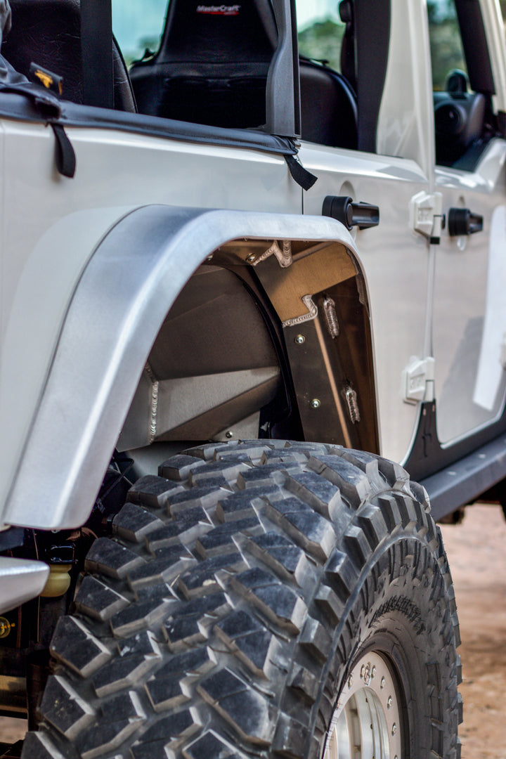 JK Aluminum High Line Fender Flares (Rear)