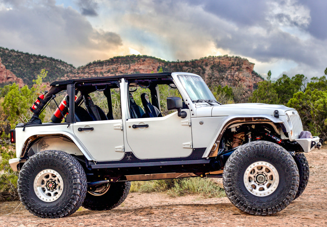 JK Aluminum High Line Fender Flares (Front)