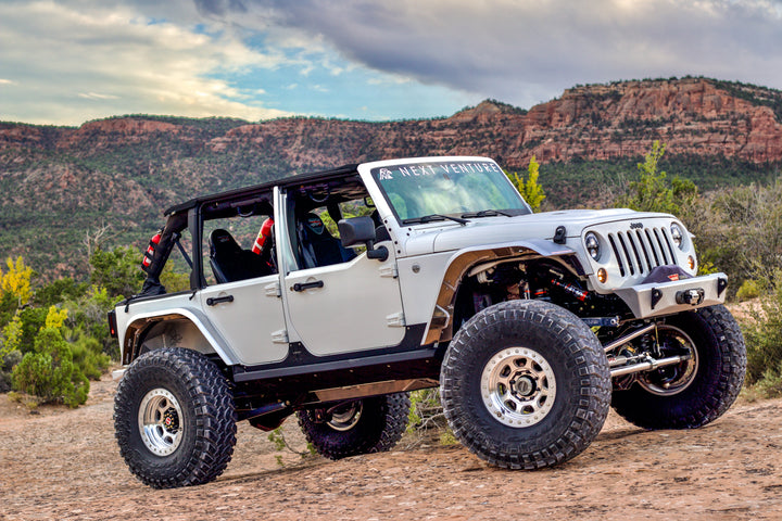 JK Aluminum High Line Fender Flares (Rear)