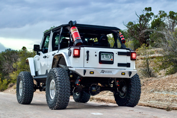 JK Aluminum High Line Fender Flares (Rear)