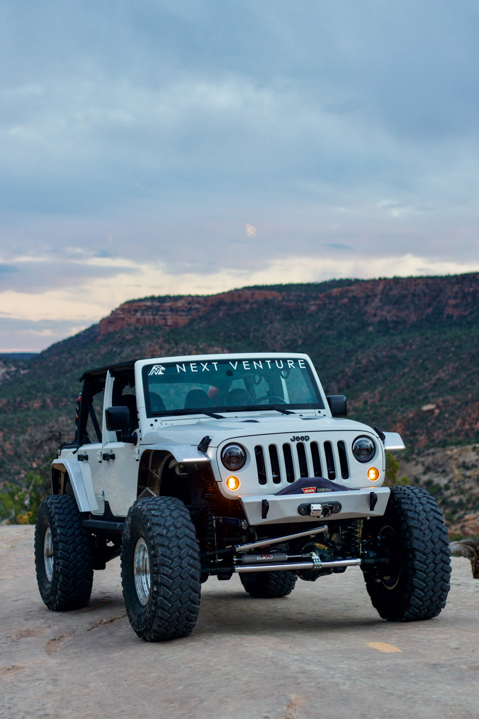 JK Aluminum High Line Fender Flares (Front)