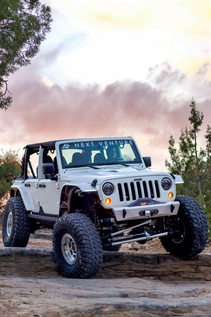 JK Aluminum High Line Fender Flares (Front)