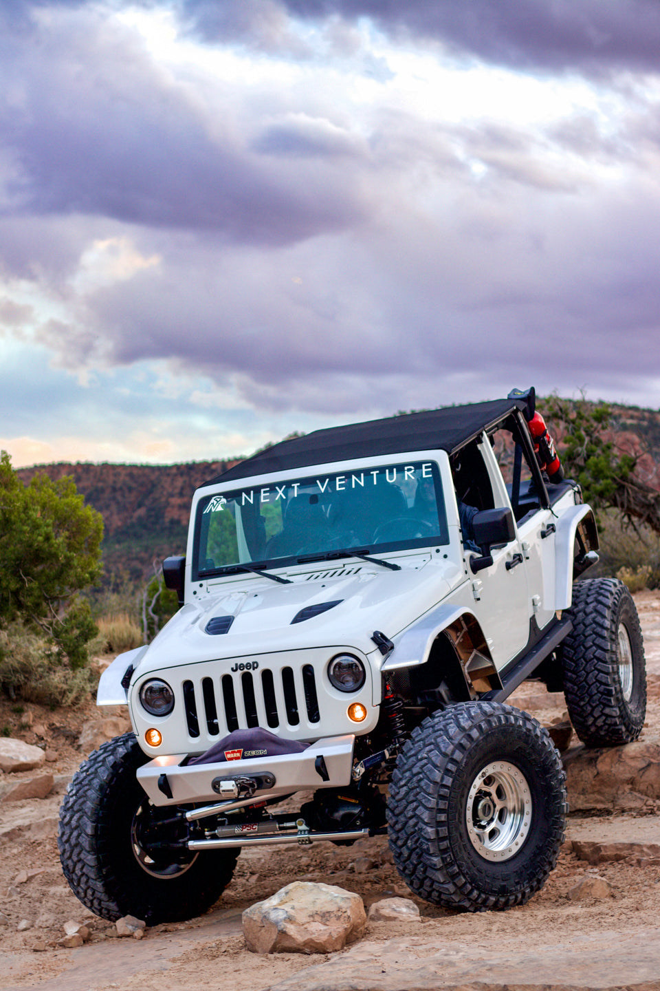 JK Aluminum High Line Fender Flares (Front)