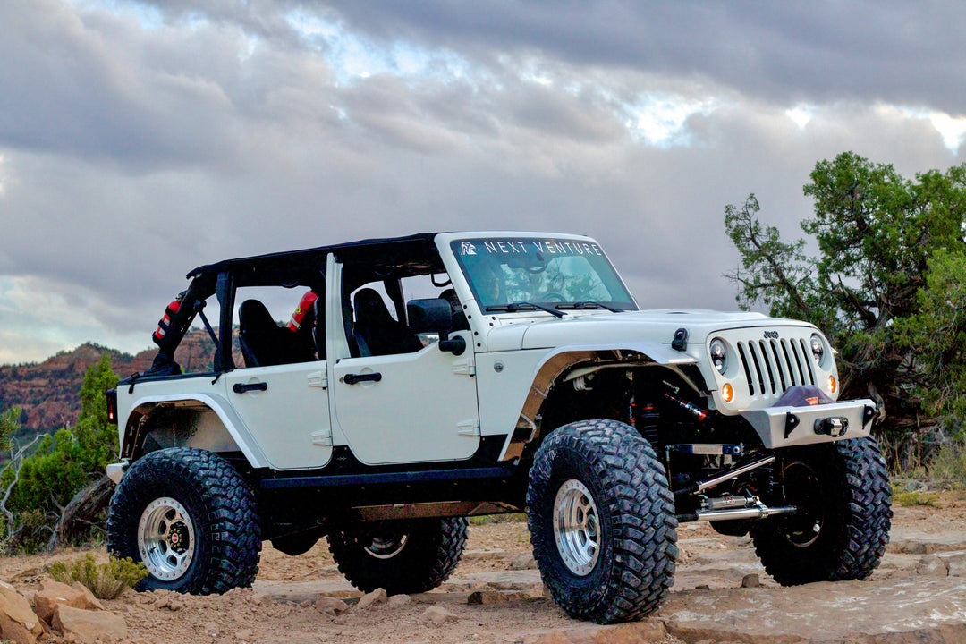 JK Aluminum High Line Fender Flares (Front)