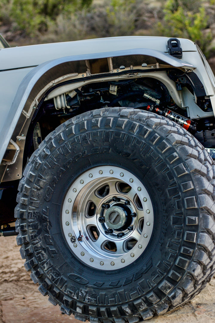 JK Aluminum High Line Fender Flares (Front)