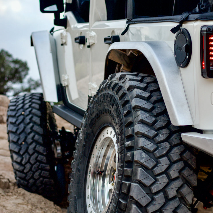 JK Aluminum High Line Fender Flares (Rear)