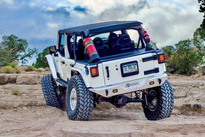 JK Aluminum High Line Fender Flares (Rear)